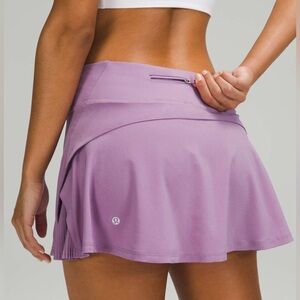 Lululemon Play Off The Pleats Mid Rise Skirt  wisteria purple size 4